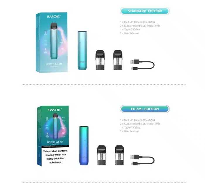 YO2V50valBCVYq3addDaip3O8JOq Best Vape Store UAE Online | Dxb Vape Club Online Smok IGEE A1 Kit 650mAh Battery