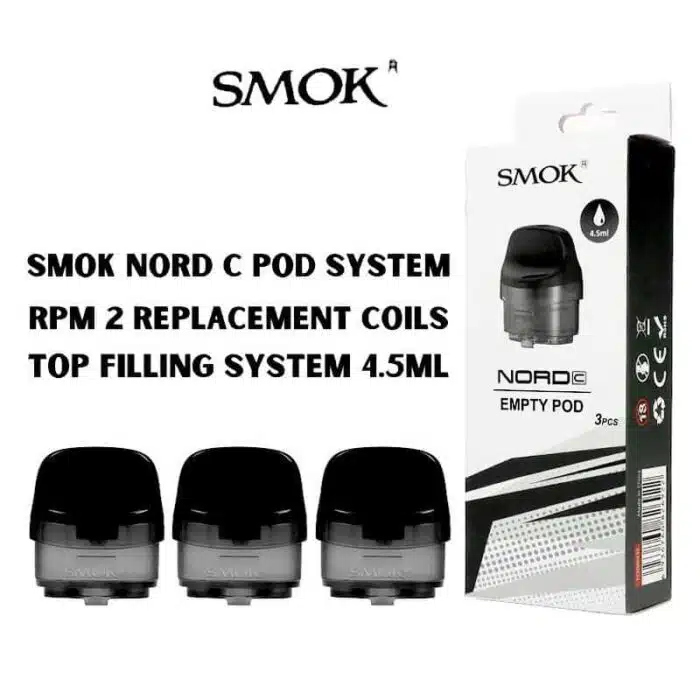 smok nord c pod Best Vape Store UAE Online | Dxb Vape Club Online SMOK Nord C Pod Cartridge 4.5ml (3pcspack)