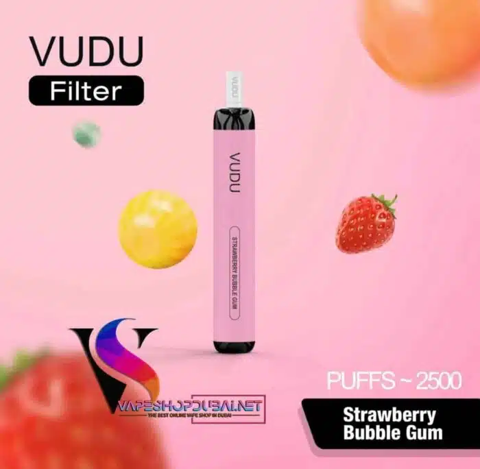 strawberry buble gum Best Vape Store UAE Online | Dxb Vape Club Online VUDU DISPOSABLE VAPE (2500 PUFFS) IN DUBAI