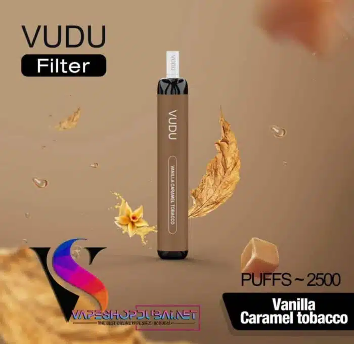 vanilla caramel tobacco Best Vape Store UAE Online | Dxb Vape Club Online VUDU DISPOSABLE VAPE (2500 PUFFS) IN DUBAI