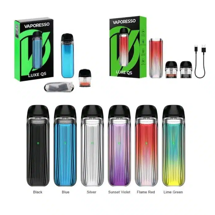 vaporesso luxe qs pod kit Best Vape Store UAE Online | Dxb Vape Club Online Vaporesso LUXE QS Pod Kit 1000mAh In UAE