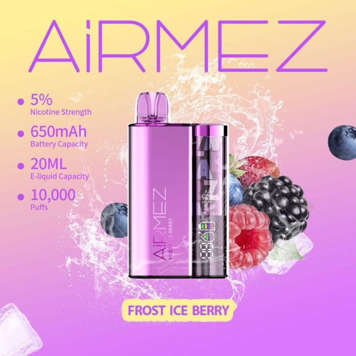 AiRMEZ 10000 Puffs Disposable Vape Frost Ice Berry