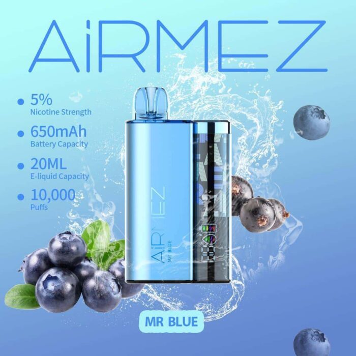 AiRMEZ 10000 Puffs Disposable Vape Mr Blue