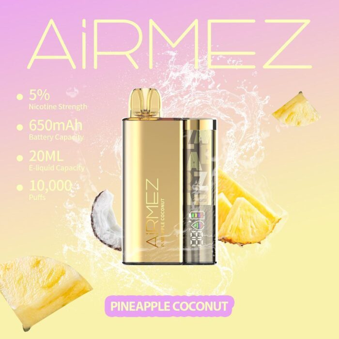 AiRMEZ 10000 Puffs Disposable Vape Pineapple Coconut