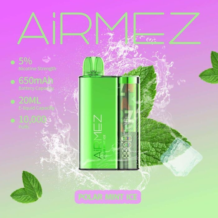 AiRMEZ 10000 Puffs Disposable Vape Polar Mint Ice