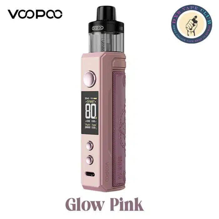 Glow Pink 1 Best Vape Store UAE Online | Dxb Vape Club Online Voopoo Drag X2 Vape Kit 80W In Dubai UAE