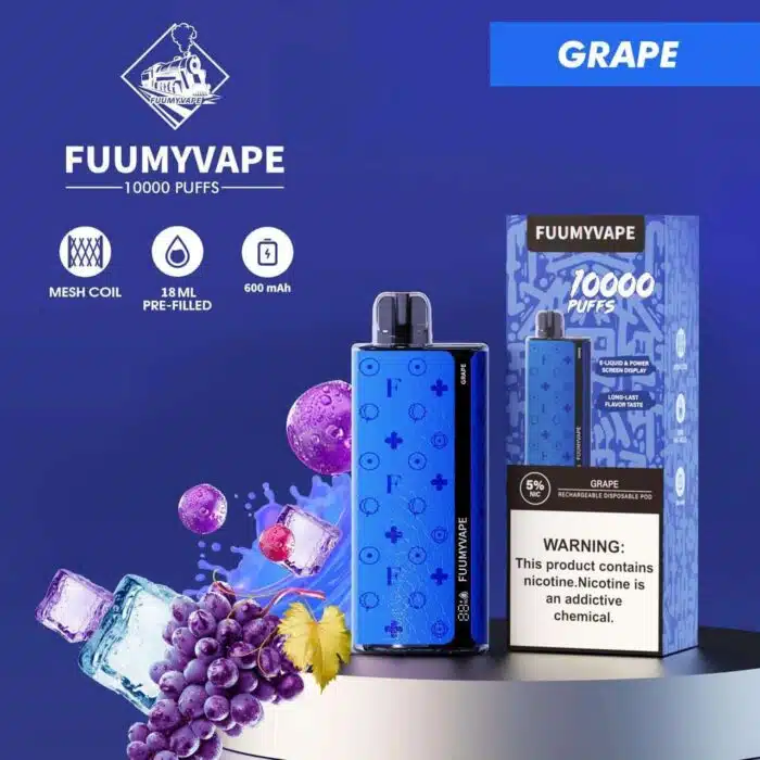 Grape Best Vape Store UAE Online | Dxb Vape Club Online Fuumy Vape Disposable 10000 Puffs In Dubai