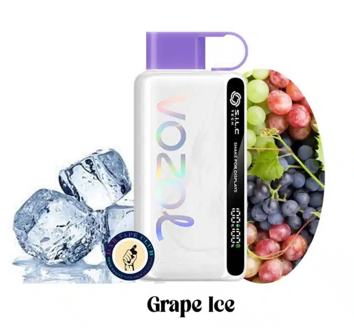 Grape Ice Best Vape Store UAE Online | Dxb Vape Club Online Vozol Star Disposable Vape Kit 12000 Puffs - AED 45