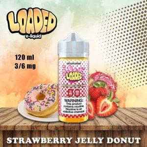 Strawberry Jelly Donut By Loaded 120ml In Dubai