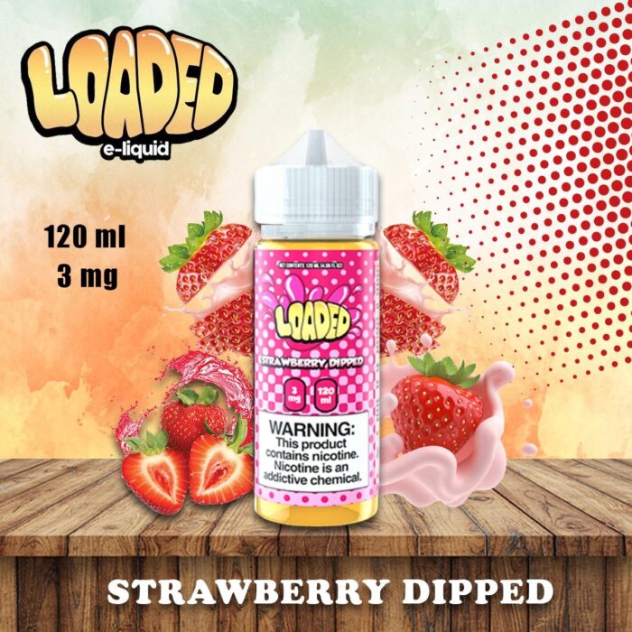 Loaded Strawberry Dipped E-Liquid 120ml