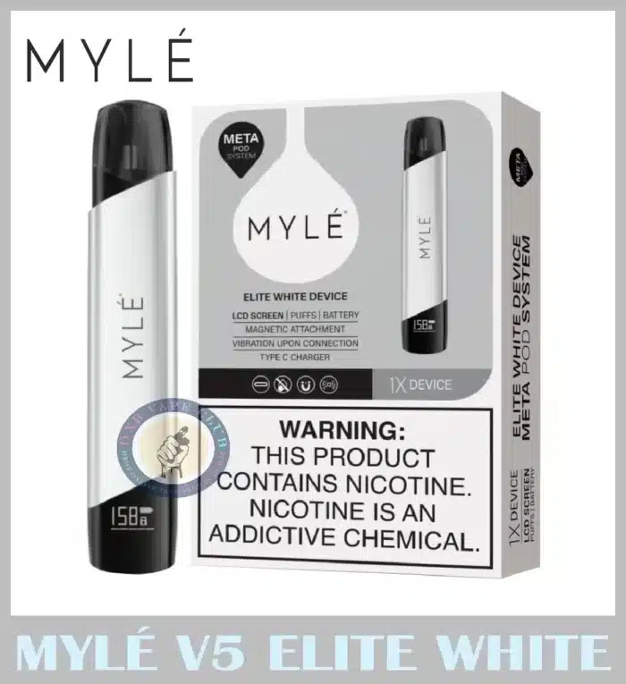 Myle V5 Pod Kit Elite White