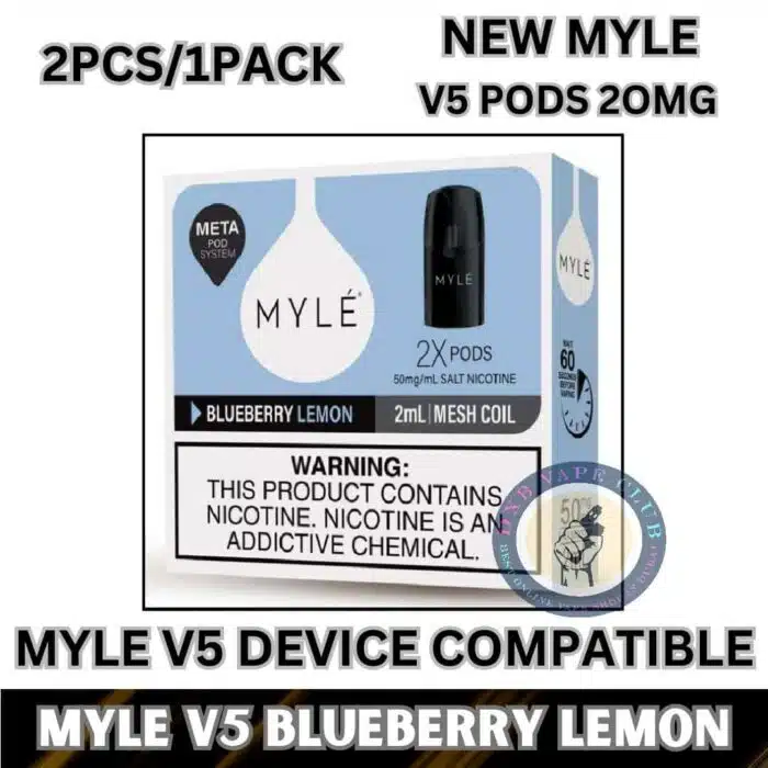 Myle V5 Pods Myle Meta Pods 1600 Puffs 1 1