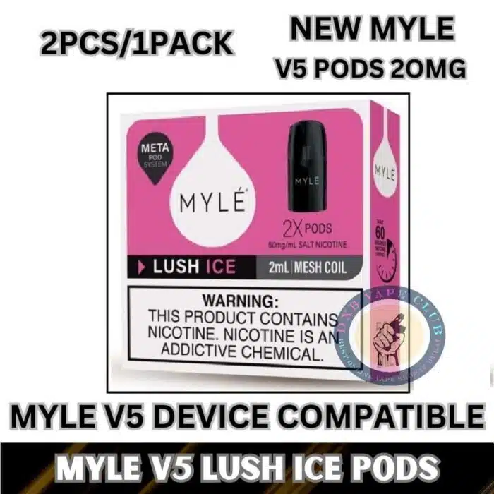 Myle V5 Pods Myle Meta Pods 1600 Puffs 5