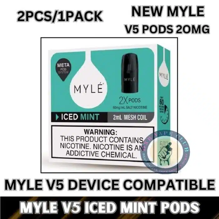 Myle V5 Pods Myle Meta Pods 1600 Puffs 6 copy