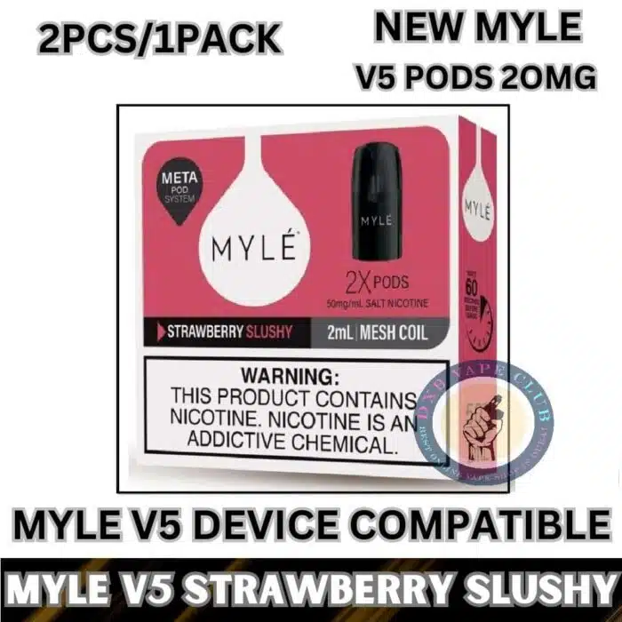 Myle V5 Pods Myle Meta Pods 1600 Puffs 8