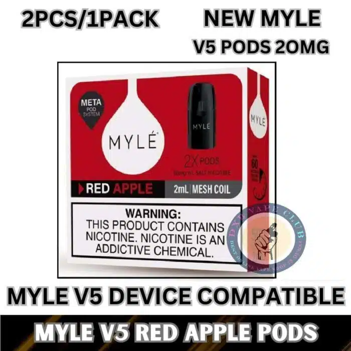 Myle V5 Pods Myle Meta Pods 1600 Puffs 9