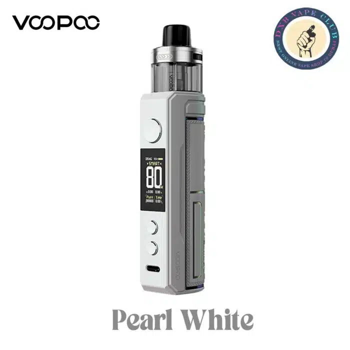 Pearl White 1 Best Vape Store UAE Online | Dxb Vape Club Online Voopoo Drag X2 Vape Kit 80W In Dubai UAE