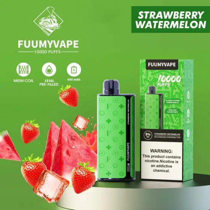 Strwberry Watermellon 10000 Best Vape Store UAE Online | Dxb Vape Club Online Fuumy Vape Disposable 10000 Puffs In Dubai