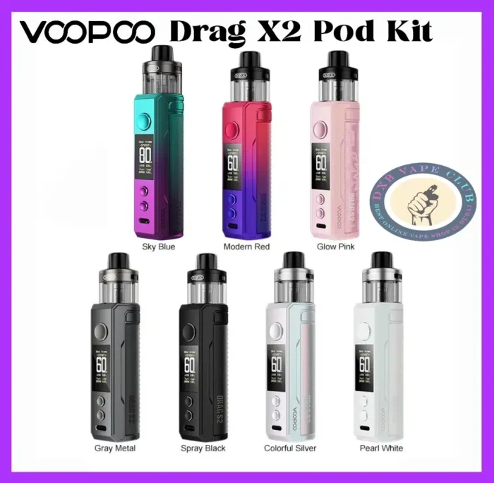 VOOPOO Drag X2 Vape Kit 80W Best Vape Store UAE Online | Dxb Vape Club Online Voopoo Drag X2 Vape Kit 80W In Dubai UAE