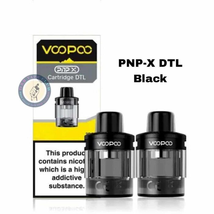 VOOPOO PnP X Pod Cartridges DTL Black