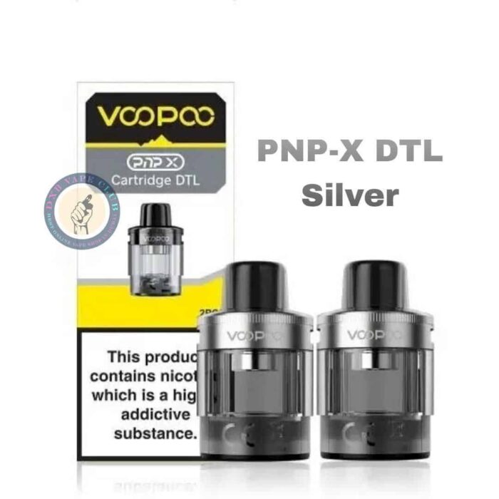 VOOPOO PnP X Pod Cartridges DTL Silver