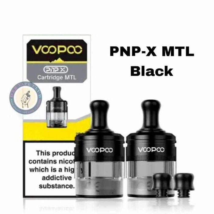 VOOPOO PnP X Pod Cartridges MTL Black