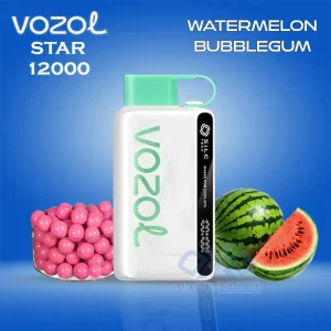 VOZOL STAR 12000 Puffs Disposable vape Kit Watermelon Bubblegum In UAE, Dubai