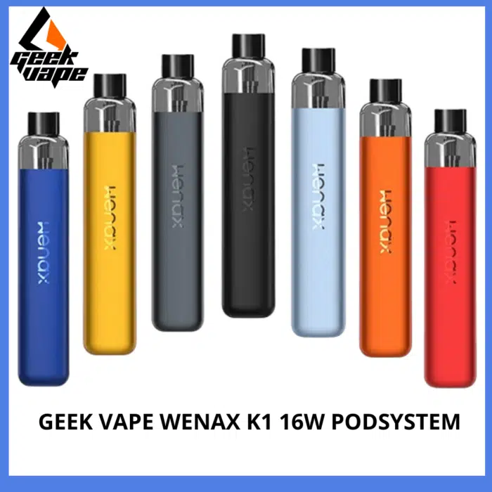 GEEK VAPE WENAX K1 16W PODSYSTEM Best Vape Store UAE Online | Dxb Vape Club Online Geekvape Wenax K1 16W Pod System Kit