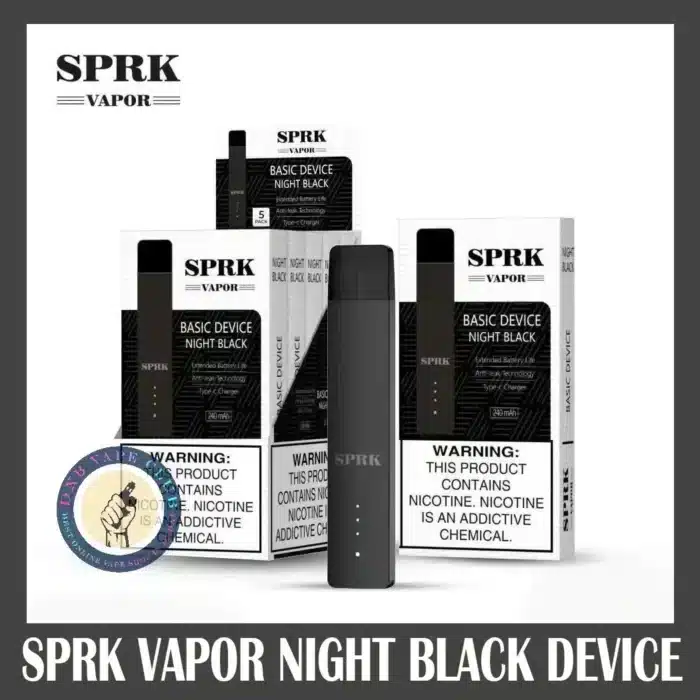 SPRK VAPOR NIGHT BLACK DEVICE