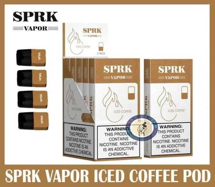 SPRK Vapor V4 Pods Iced Coffee