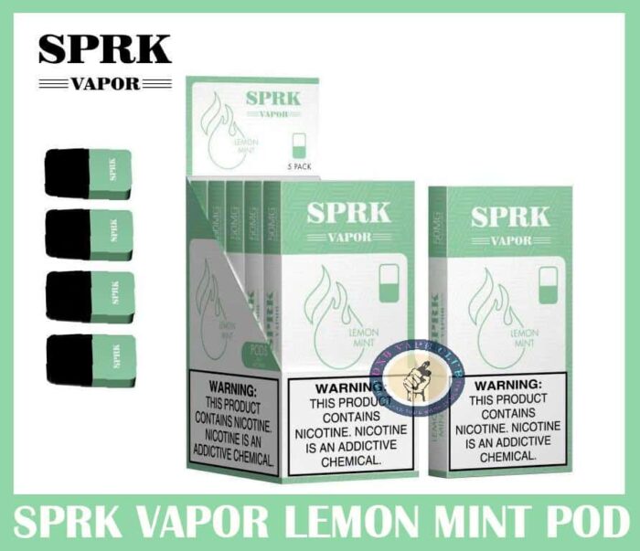 SPRK Vapor V4 Pods Lemon Mint