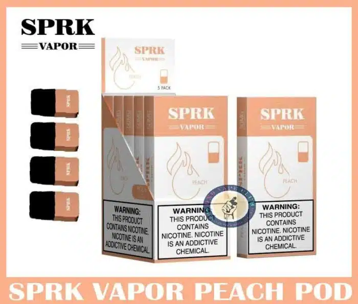 SPRK Vapor V4 Pods Peach