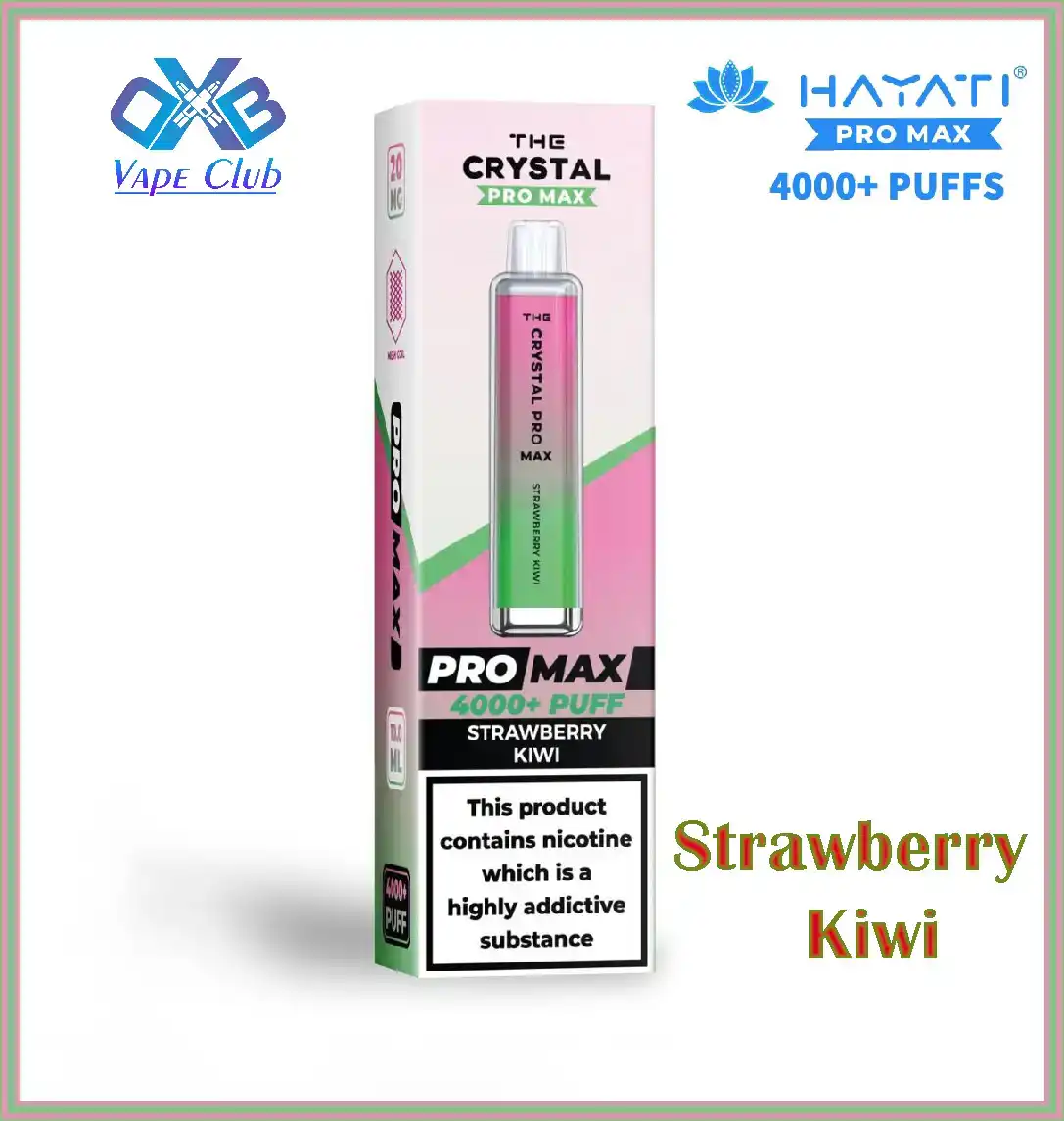 Hayati-Pro-Max-Strawberry-Kiwi-4000-Puffs-Disposable-Vape-in-Dubai-UAE