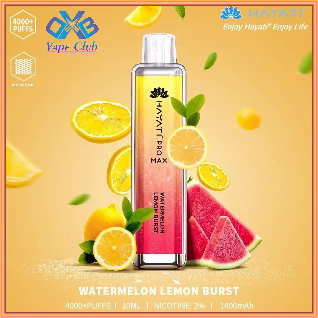 Hayati-Pro-Max-Watermelon-Lemon-Burst-4000-Puffs-Disposable-Vape-in-Dubai-UAE