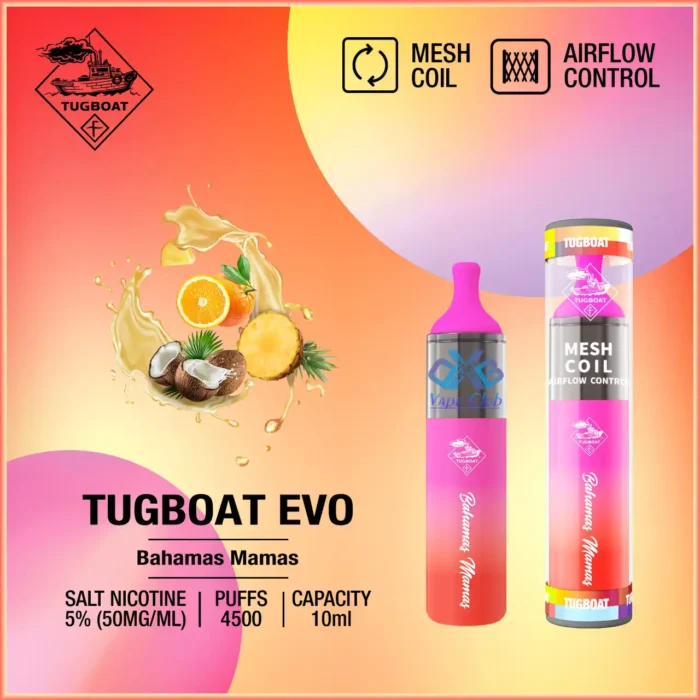 Tugboat-Evo-Bahamas-Mamas-4500-Puffs