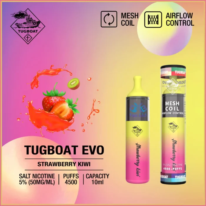 Tugboat-Evo-Strawberry-Kiwi-4500-Puffs-Disposable-Vape