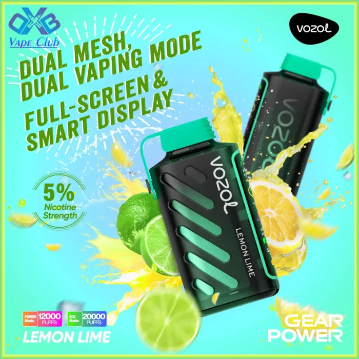 Vozol-Gear-Power-20000-Puffs-Lemon-Lime-Disposable-Vape