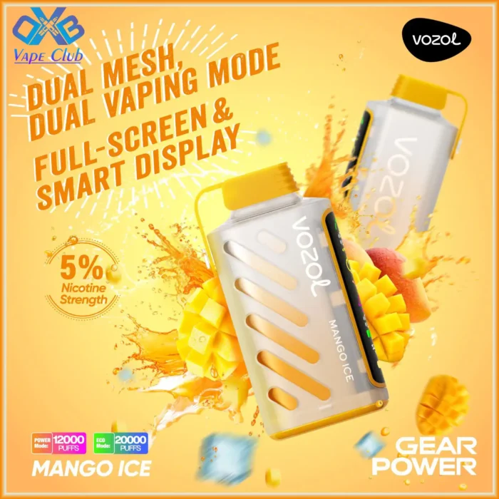 Vozol-Gear-Power-20000-Puffs-Mango-Ice-Disposable-Vape