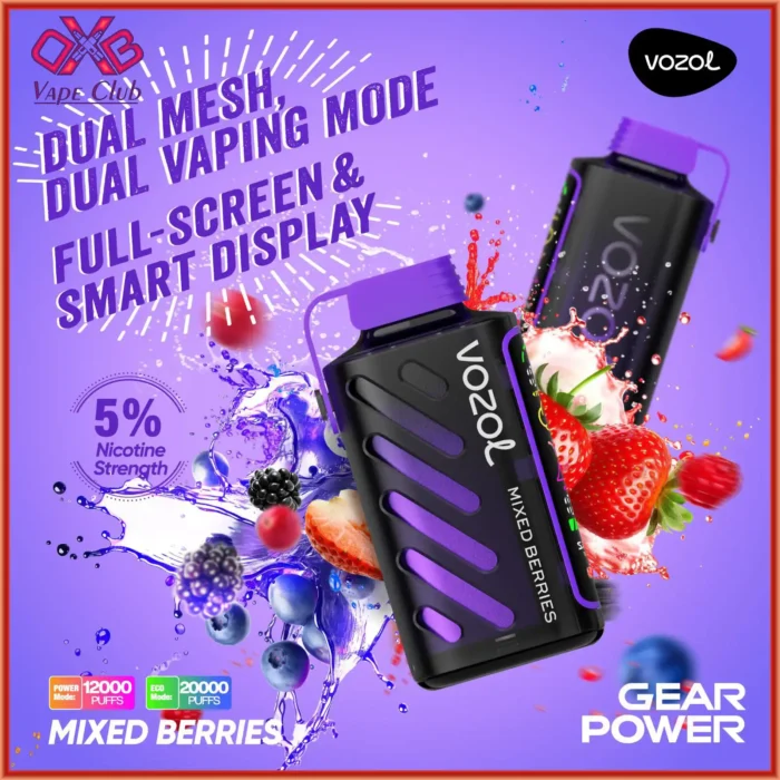 Vozol-Gear-Power-20000-Puffs-Mixed-Berries-Disposable-Vape