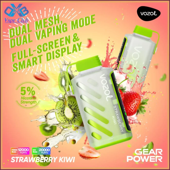 Vozol-Gear-Power-20000-Puffs-Strawberry-Kiwi-Disposable-Vape