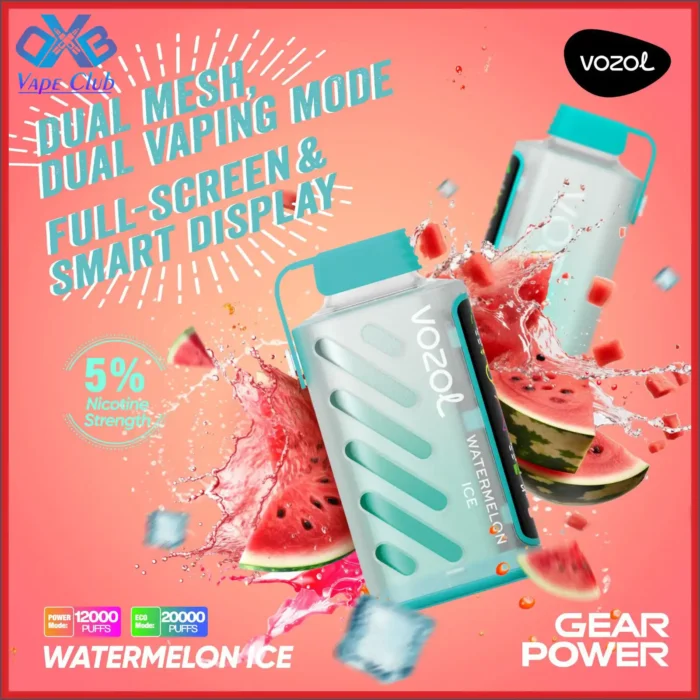 Vozol-Gear-Power-20000-Puffs-Watermelon-Ice-Disposable-Vape