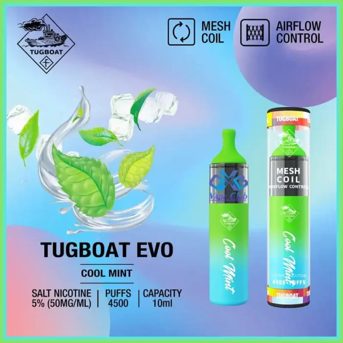 tugboat-evo-4500-puffs-cool-mint-Disposable-Vape