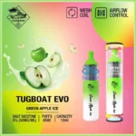 tugboat-evo-4500-puffs-green-apple-ice Disposable Vape