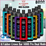 Al Fakher Crown Bar 8000 Pro DTL Vape