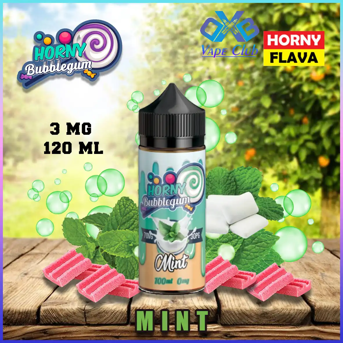 Horny-Flava-120ml-E-Liquid-Mint