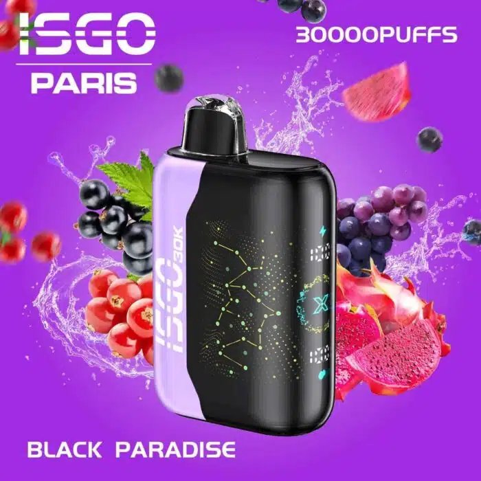 ISGO-Paris-X-30000-Puffs-Black-Paradise