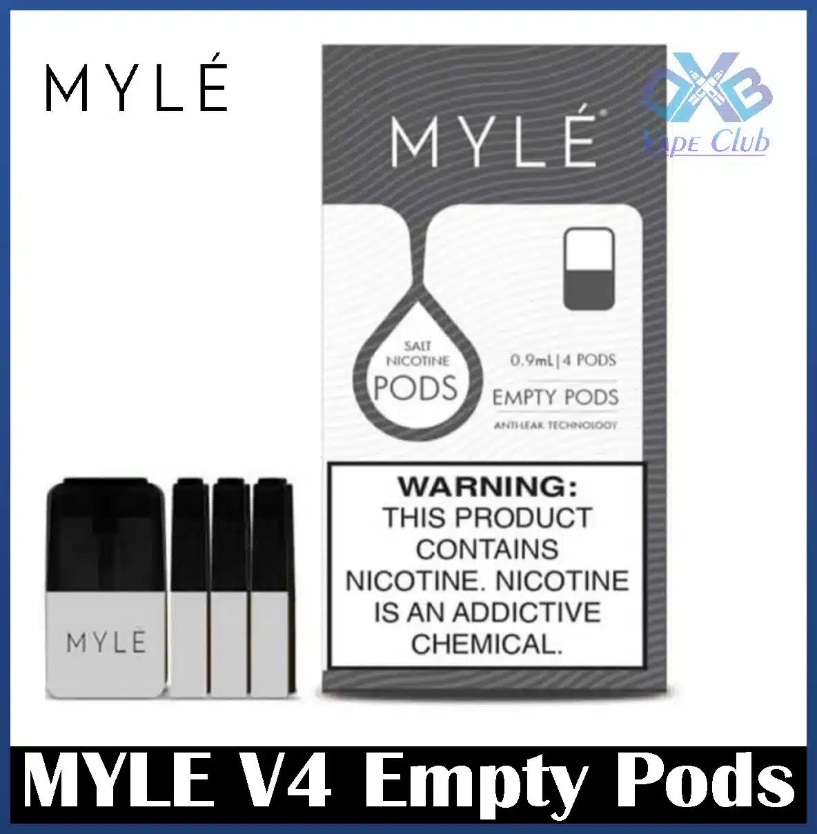 MYLE-V4-Empty-Pods