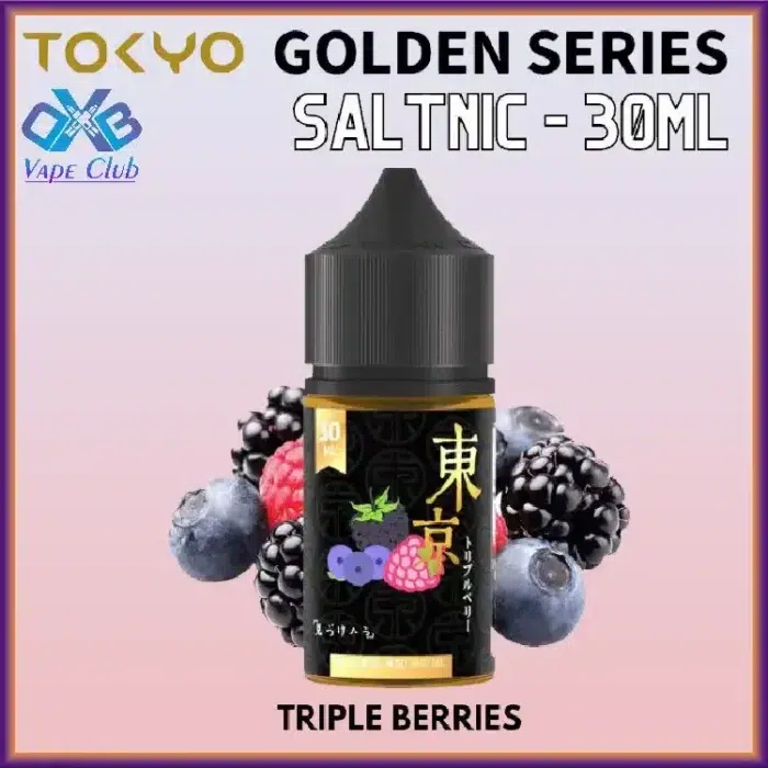 Tokyo Triple Berries Golden Series Salt Nic 30ml