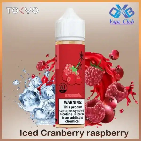 Tokyo Iced Cranberry Raspberry E-Liquid 60ml