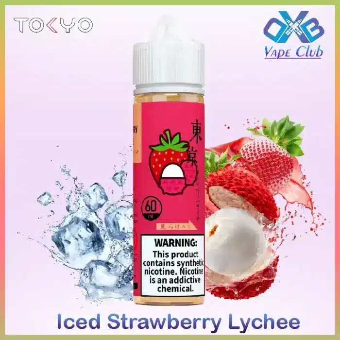 Tokyo Iced Strawberry Lychee E-Liquid 60ml